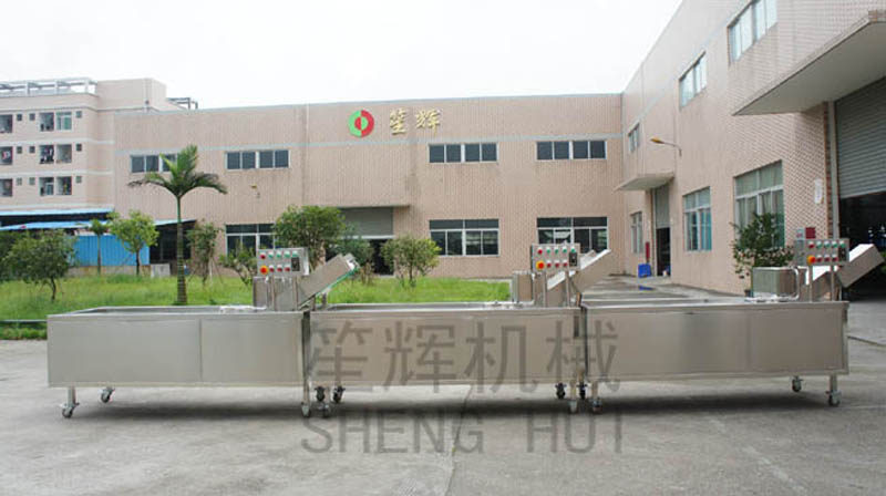 آلة غسل الخضار المستمر للعملاء في جنوب إفريقيا 1