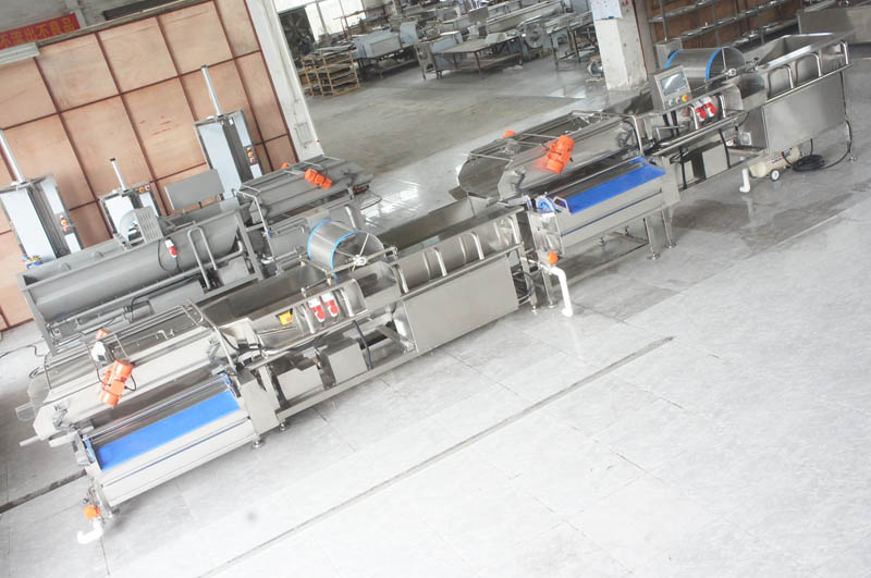 غسل الخضروات الطازجة