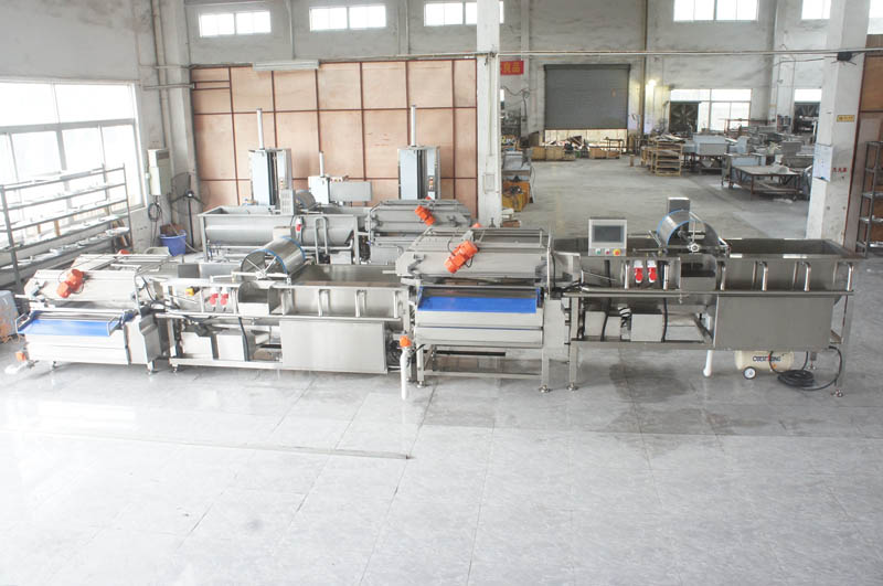 آلة تنظيف الخس