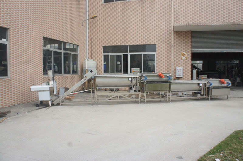 خط إنتاج دوامة الخضار والفاكهة