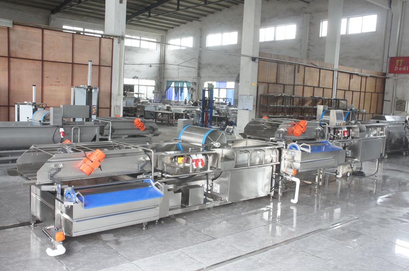 تنظيف الخضروات