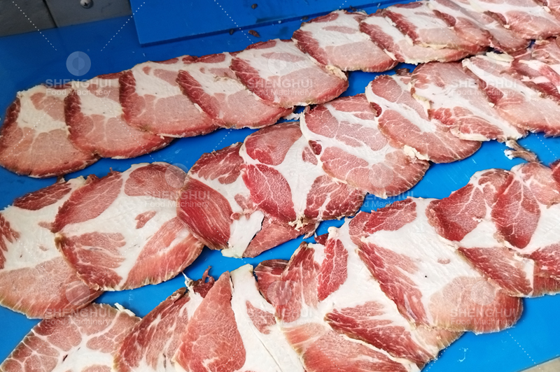 اللحوم المجمدة لفة آلة قطع