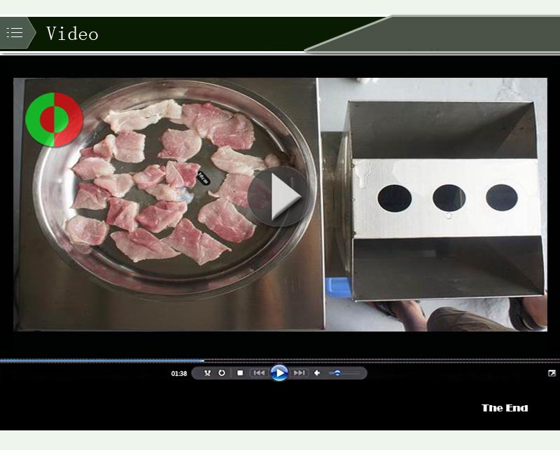 تقطيع اللحم الصغيرة