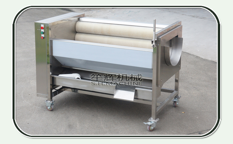 مقشرة البرتقال آلة فرشاة آلة تقشير