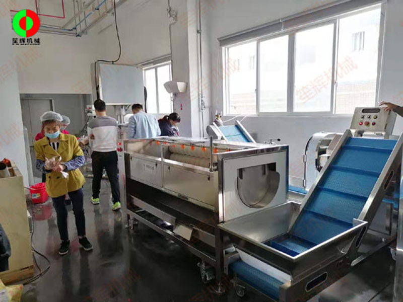 موقع تركيب معدات خط إنتاج عصير الزنجبيل لشركة Zhaoqing High-tech Zone KJKJ