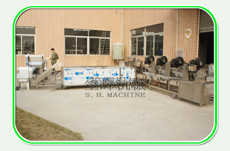 آلة تنظيف الخضار